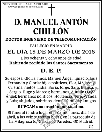 Manuel Antón Chillón